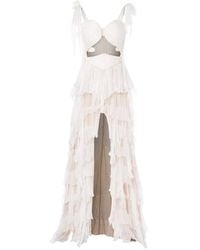 NORINA ST - Yvona Ruffled Tiered Maxi Dress - Lyst