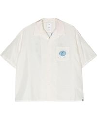 Visvim - White Logo-print Silk Shirt - Men's - Silk - Lyst