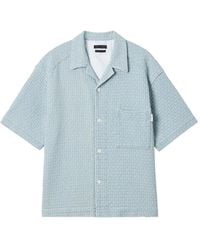 FIVE CM - Textured Short-Sleeve Shirt - Lyst