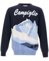 MC2 Saint Barth - Heron Crew-Neck Knit With Campiglio Intarsia - Lyst