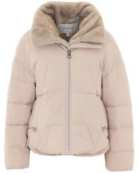 Vegancode - Plumífero Con Ribete De Pelo Artificial - Lyst