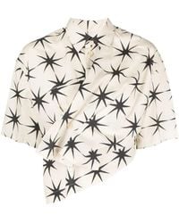 JNBY - Cropped Blouse - Lyst