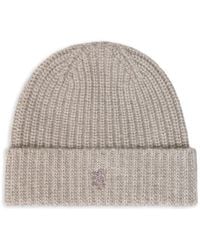 Pringle of Scotland - Bonnet En Maille Épaisse Côtelée - Lyst