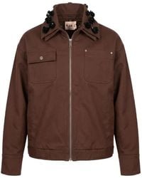 Plan C - Sequin-Embellished Spread-Collar Jacket - Lyst