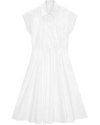 MSGM - Robe Mi-Longue À Détails De Poches - Lyst