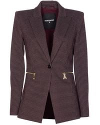 Patrizia Pepe - Blazer a cuadros - Lyst