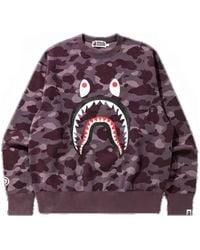 A Bathing Ape - Sweat Color Camo Shark - Lyst