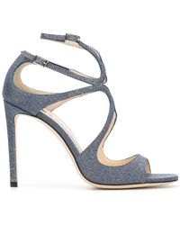 Jimmy Choo Sandales Lang - Bleu