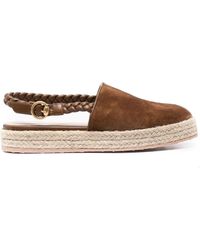 Gianvito Rossi - Chunky Suede Espadrilles - Lyst