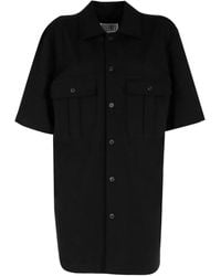 MM6 by Maison Margiela - Short-Sleeve Pocket Dress - Lyst