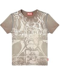 DIESEL - T-Uncuties-Long-R6 T-Shirt - Lyst