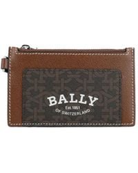 Bally - Logo Print Cardholder - Lyst