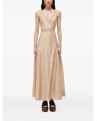 Blugirl Blumarine - Lace-Trim Wrap-Style Dress - Lyst