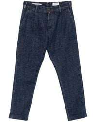 Jacob Cohen - Pleated Straight-Leg Jeans - Lyst