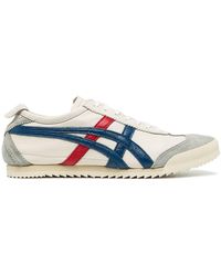 Onitsuka Tiger Leather Onitsuka Tiger Mexico 66 Sd Cream Peacoat Lyst
