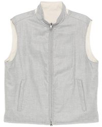 N.Peal Cashmere - Wendbare Weste Mit Reißverschluss - Lyst