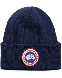 Canada Goose - Arctic Logo-Patch Beanie Hat - Lyst