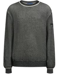 KARL LAGERFELD - Logo-Patch Waffle-Knit Sweater - Lyst