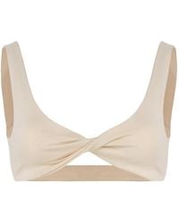 Live The Process - Twisted-Detail Cropped Top - Lyst
