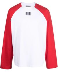 VTMNTS - Colour-Block Cotton Jumper - Lyst