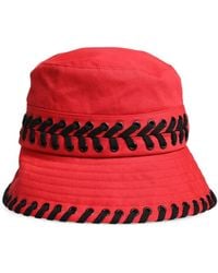 Dolce & Gabbana - Lace-Up Wide-Brim Bucket Hat - Lyst