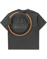 Napapijri - Logo-Print T-Shirt - Lyst