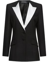 KARL LAGERFELD - Contrast-Lapel Blazer - Lyst