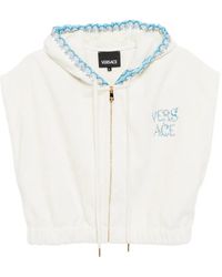 Versace - Barocco Sleeveless Hoodie - Lyst