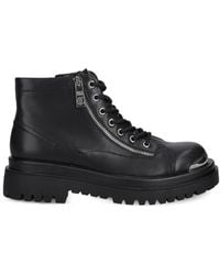 Just Cavalli - Side-Zip Lace-Up Boots - Lyst