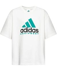 adidas - Logo-Print Cotton T-Shirt - Lyst