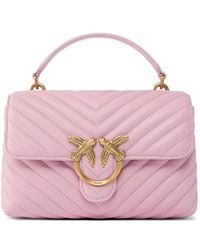 Pinko - Mini Handbag Lady Love Bag Puff Chevron - Lyst