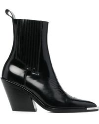 Rabanne - Stiefeletten Mit Spitzer Kappe 95Mm - Lyst