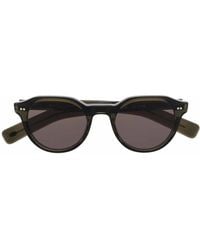 Eyevan 7285 - Lubine Round-Frame Sunglasses - Lyst
