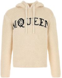 McQueen - Inlaid Logo Hoodie - Lyst