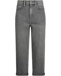 Liu Jo - High Waist Jeans With Rolled Cuffs - Lyst
