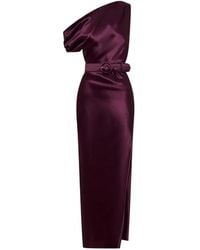 Nicholas - Eartha One-Shoulder Belted Maxi Dress - Lyst