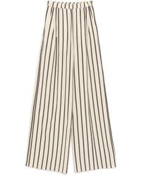 Forte Forte - Pantalones palazzo a rayas - Lyst