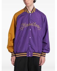 Needles - Logo-Embroidered Bomber Jacket - Lyst