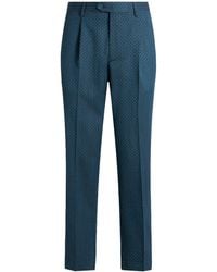 Etro - Motif Embroidery Trousers - Lyst