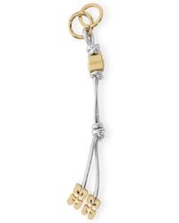 Ganni - Bou Metallic Keyring - Lyst