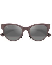 Maui Jim - Hulahe Oval-Frame Sunglasses - Lyst