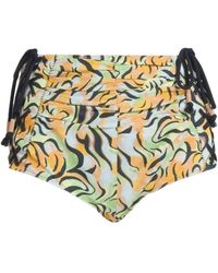 Marni - Popeline Shorts Met Grafische Print - Lyst