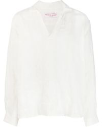 Orlebar Brown - Long-Sleeved V-Neck Shirt - Lyst