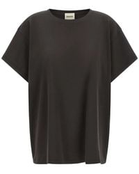 KHAITE - Winsley Dropped-Shoulder Cotton T-Shirt - Lyst