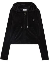 Juicy Couture - Hoodie Zippé À Ornements Strassés - Lyst