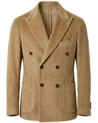 Daniele Alessandrini - Double-Breasted Corduroy Blazer - Lyst