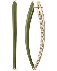 Melissa Kaye - 18K Cristina Diamond Earrings - Lyst