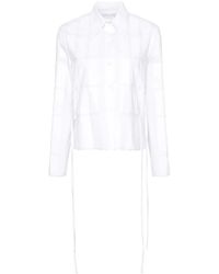 Alberta Ferretti - Pleat-Detail Shirt - Lyst