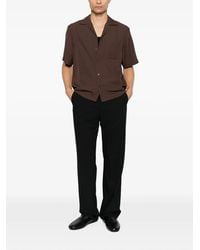 Jonathan Simkhai - Short-Sleeve Camp-Collar Shirt - Lyst