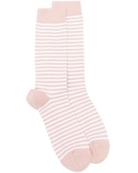 Sunspel - Striped Ankle Socks - Lyst